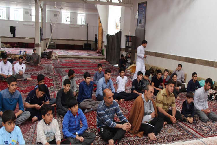 مراسم اعتکاف در مسجد نبی اکرم(ص) کوهدشت