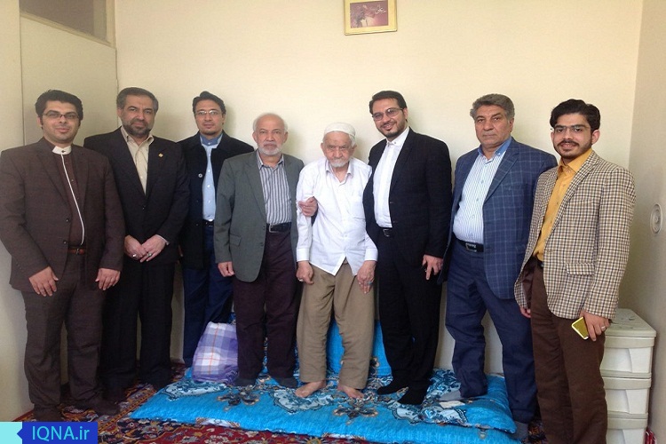 دیدار نوروزی قاريان با اساتيد پیشکسوت مشهد