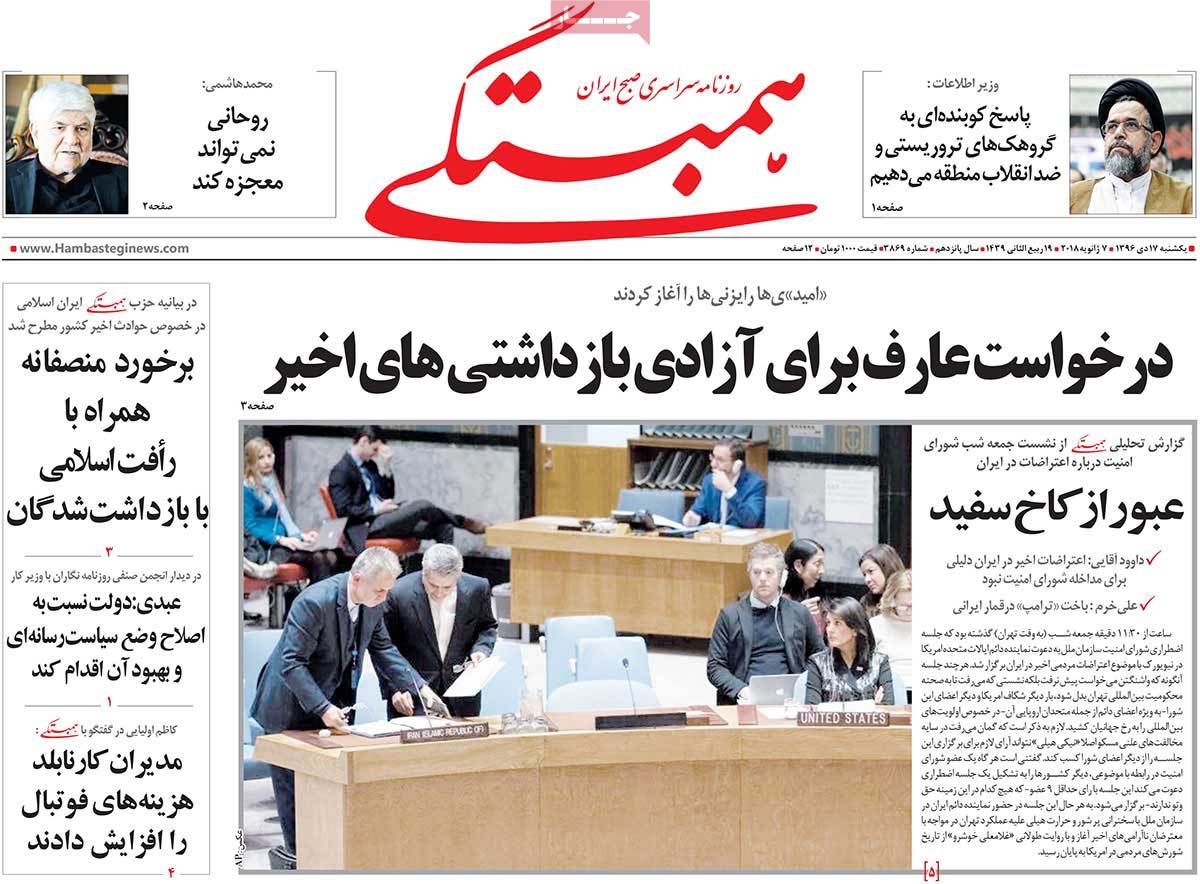 دیپلماسی ایرانی علیه یارکشی آمریکایی/ احزاب ضربه‌گیر اعتراضات