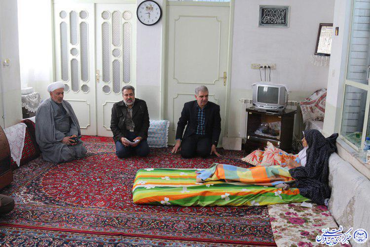 دیدار مدیر کل بنیاد شهید خراسان&zwnj;جنوبی با خانواده جانبازان