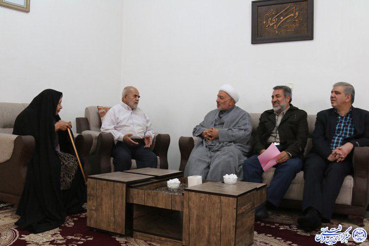 دیدار مدیر کل بنیاد شهید خراسان&zwnj;جنوبی با خانواده جانبازان