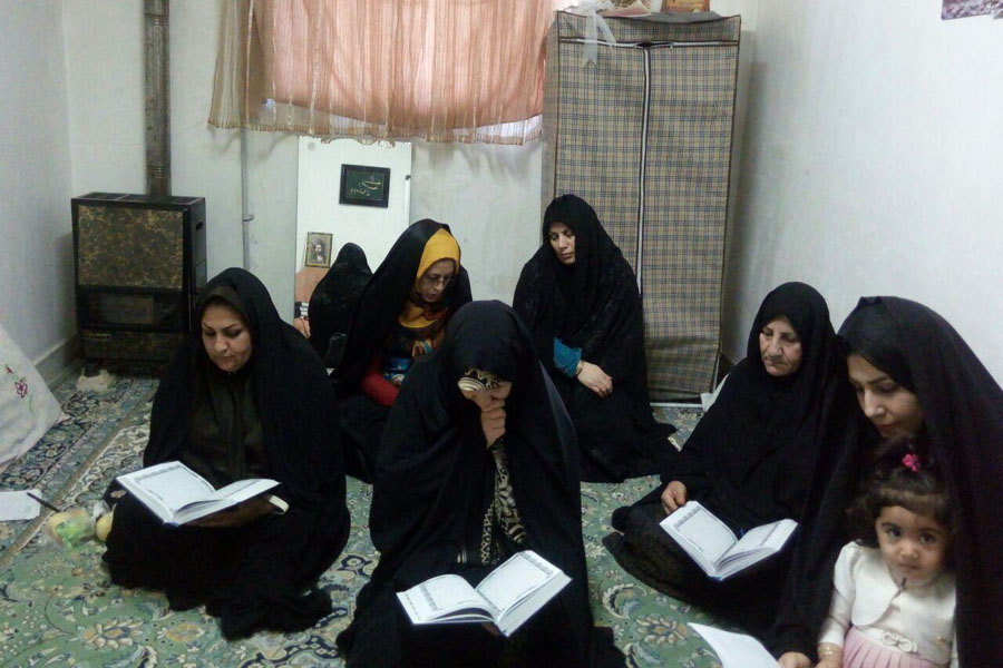 گزارش تصویری جلسات قرآن خانگی خرم&zwnj;آباد/دی ماه 96