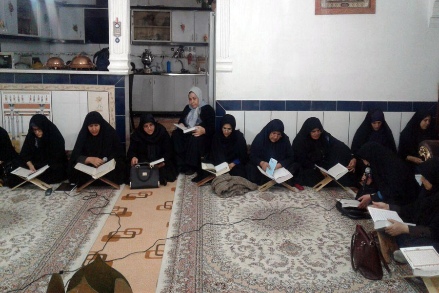 گزارش تصویری جلسات قرآن خانگی خرم&zwnj;آباد/دی ماه 96