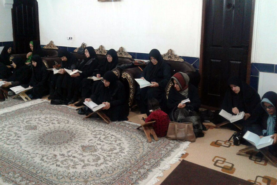 گزارش تصویری جلسات قرآن خانگی خرم&zwnj;آباد/دی ماه 96