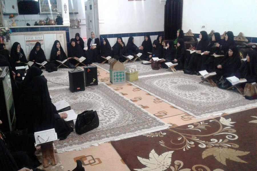 گزارش تصویری جلسات قرآن خانگی خرم&zwnj;آباد/دی ماه 96