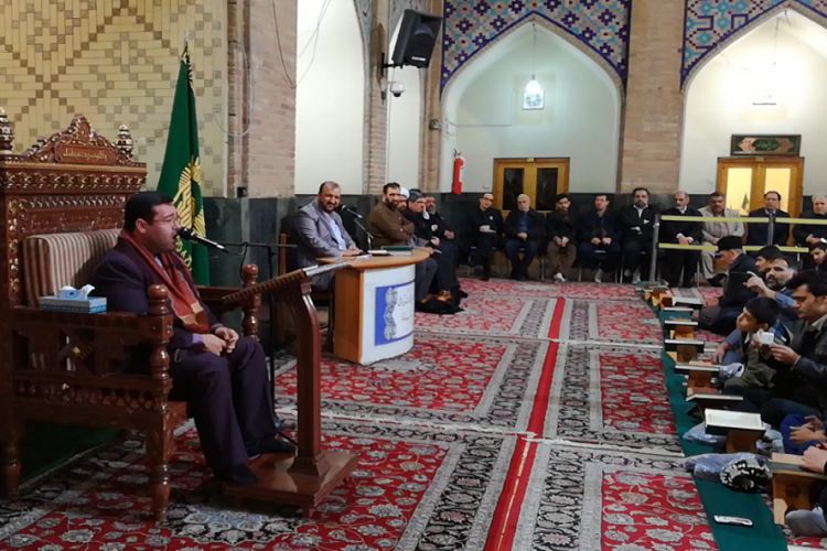 محفل یادبود مرحوم محمدکاظم حسن&zwnj;زاده در حرم رضوی