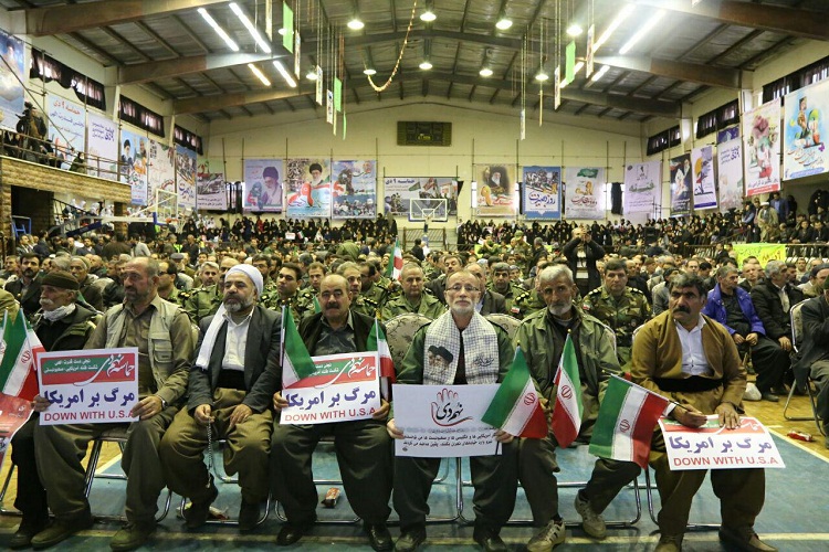 مراسم گرامیداشت حماسه 9 دی در سنندج