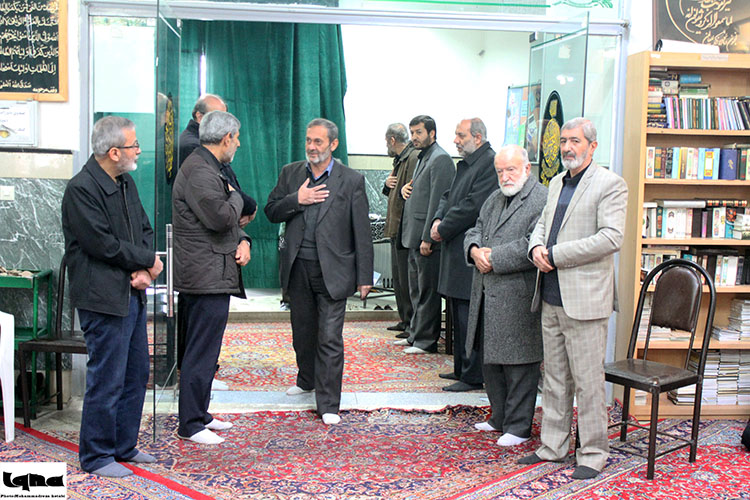 مراسم چهلم شهید خوش لفظ در مهدیه همدان برگزار شد