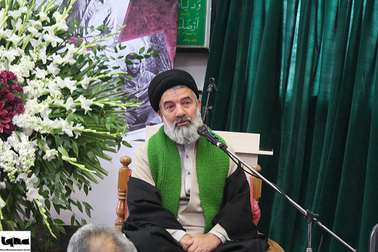 مراسم چهلم شهید خوش لفظ در مهدیه همدان برگزار شد