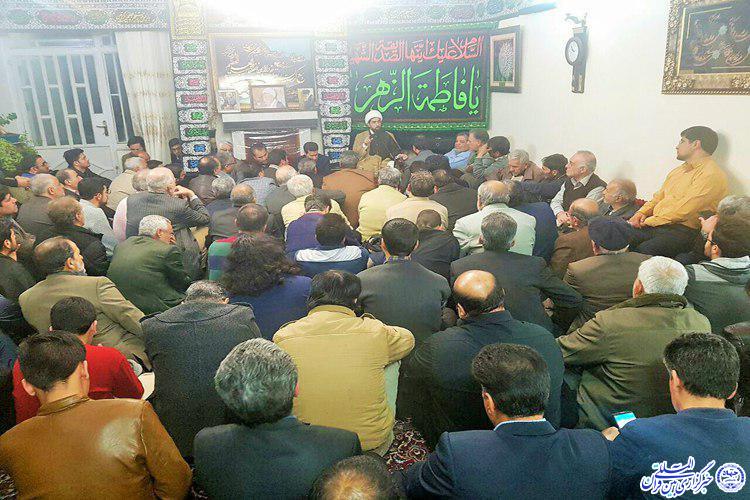 همراهی آموزش قرآن و عزاداری فاطمیه در جلسه قرآن محبان عترت مشهد