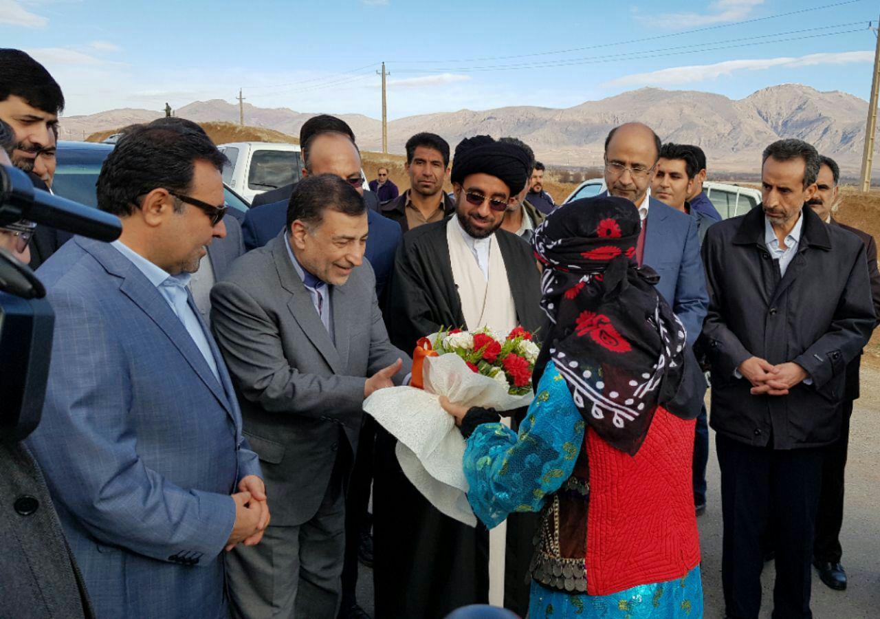افتتاح محور فیروزآباد لرستان با حضور وزیر دادگستری