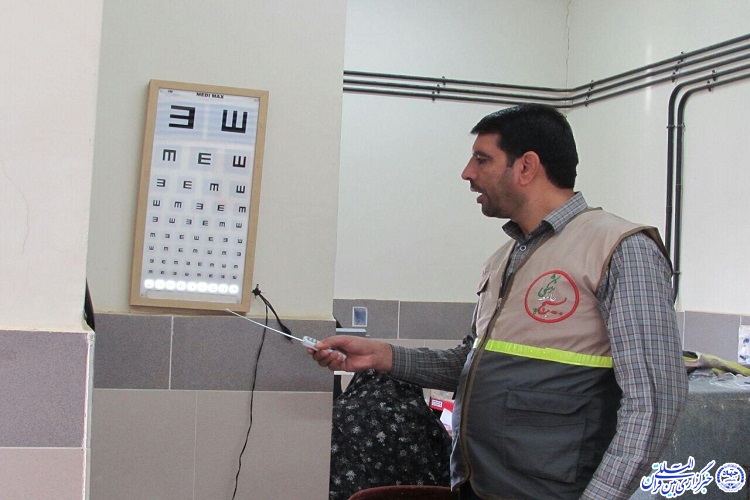 ارائه خدمات درمانی رایگان به اهالی روستای عنبر قنبر نهاوند