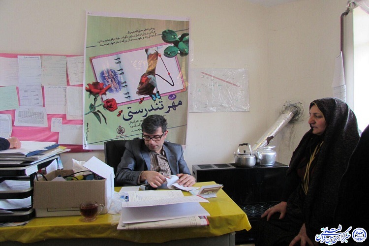 ارائه خدمات درمانی رایگان به اهالی روستای عنبر قنبر نهاوند