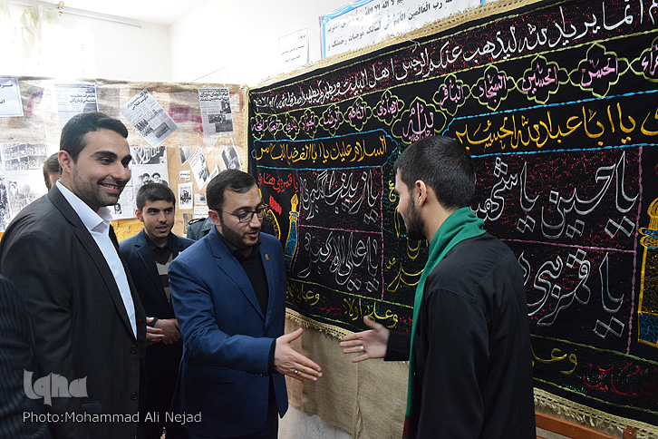 یازدید دبیرکل اتحادیه انجمن&zwnj;های اسلامی از نمایشگاه مدرسه صدرا خرم&zwnj;آباد