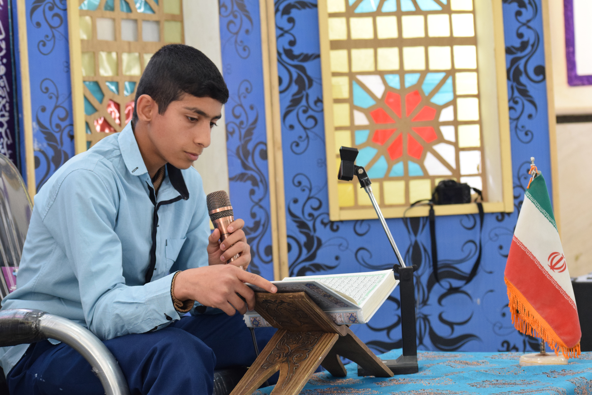 برگزاری مسابقات قرآن دانش&zwnj;آموزی ناحیه یک خرم&zwnj;آباد