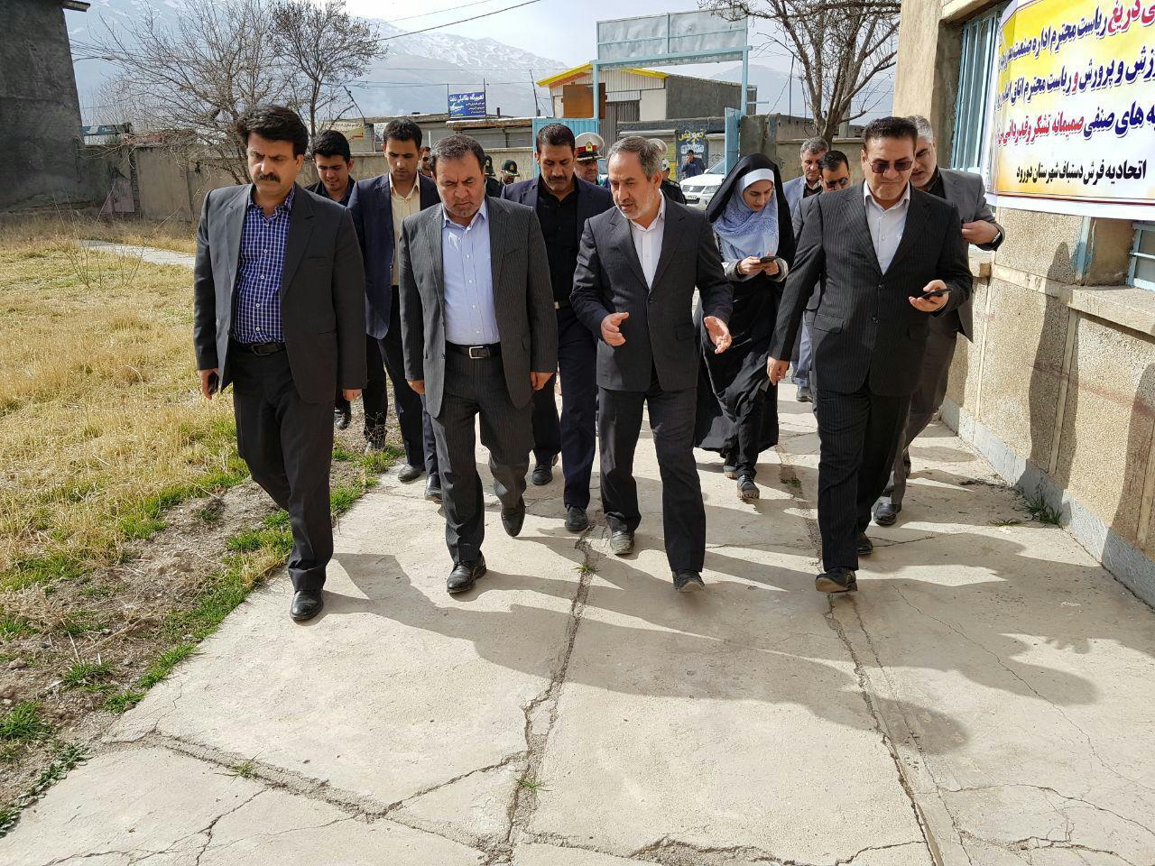 گزارش تصویری سفر استاندار لرستان به دورود