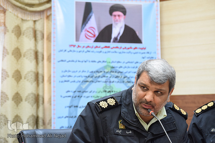 نشست خبری فرمانده نیروی انتظامی لرستان با اصحاب رسانه
