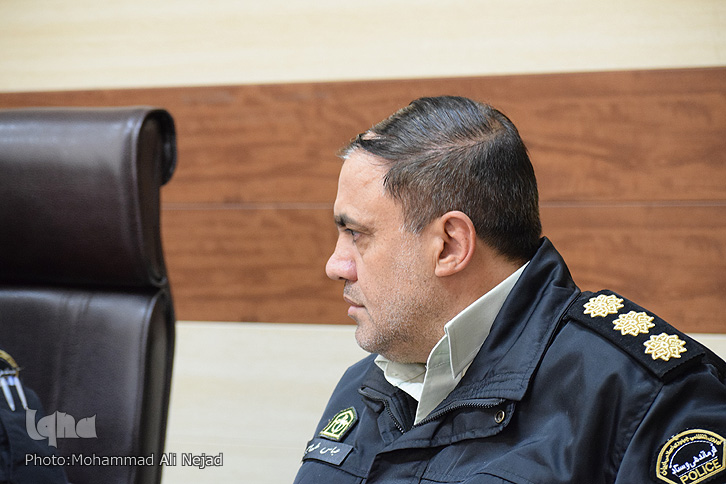 نشست خبری فرمانده نیروی انتظامی لرستان با اصحاب رسانه