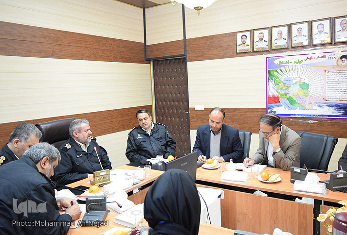 نشست خبری فرمانده نیروی انتظامی لرستان با اصحاب رسانه