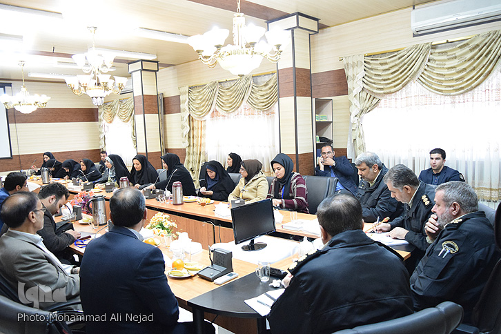 نشست خبری فرمانده نیروی انتظامی لرستان با اصحاب رسانه