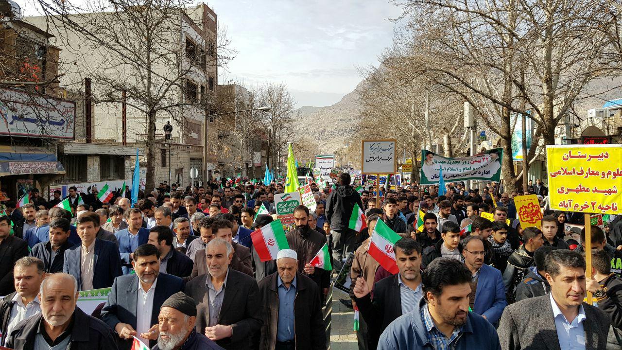 آغاز راهپیمایی یومالله 22 بهمن در شهرهای لرستان + عکس آغاز راهپیمایی یومالله 22 بهمن در شهرهای لرستان + عکس