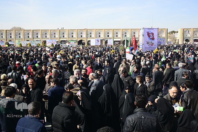 راهپیمایی ۲۲ بهمن&zwnj;ماه در اصفهان