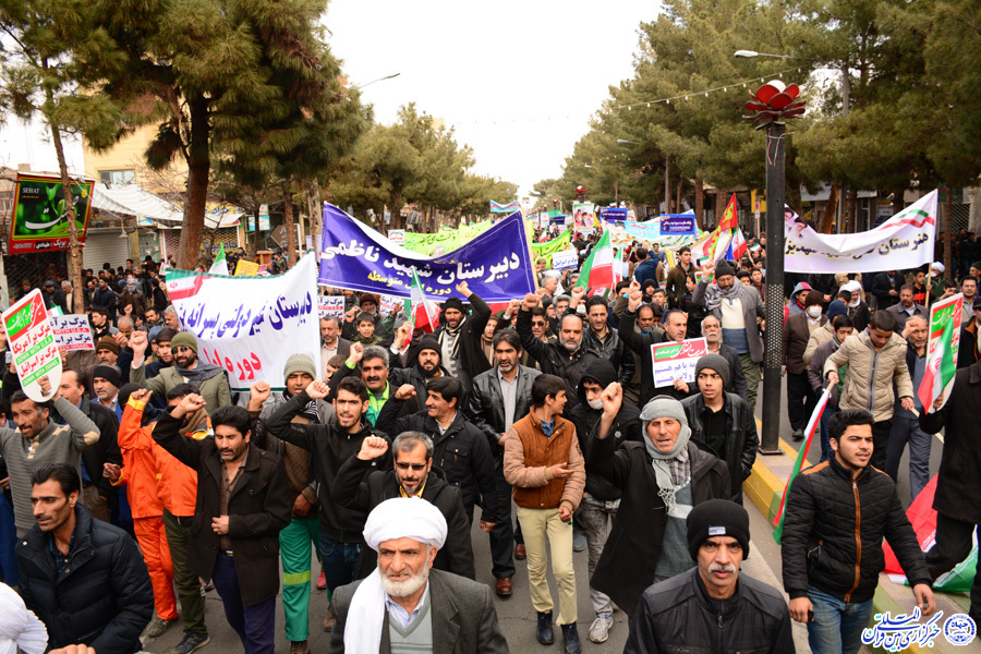 حضور حماسی شیعه و سنی تربت&zwnj;جام در راهپیمایی باشکوه 22 بهمن&zwnj;ماه