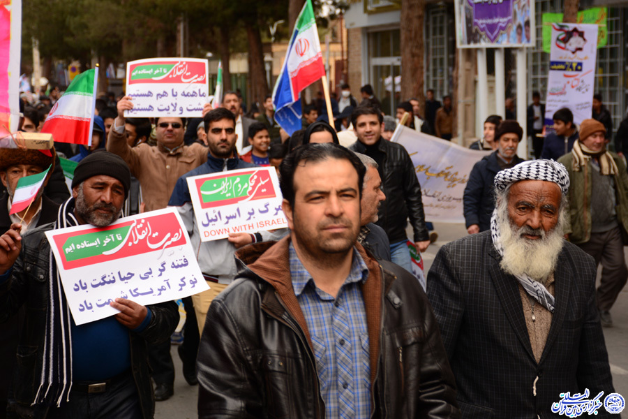 حضور حماسی شیعه و سنی تربت&zwnj;جام در راهپیمایی باشکوه 22 بهمن&zwnj;ماه