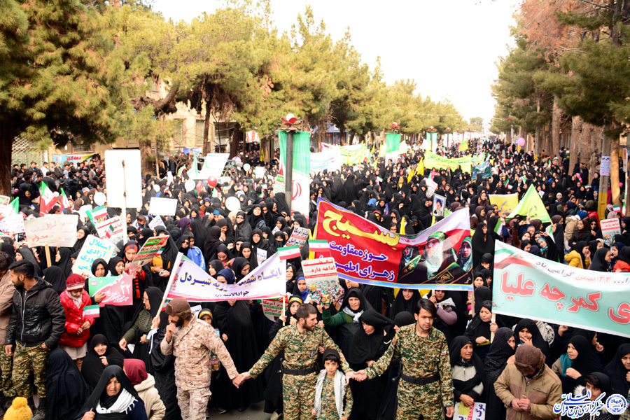 حضور حماسی شیعه و سنی تربت&zwnj;جام در راهپیمایی باشکوه 22 بهمن&zwnj;ماه