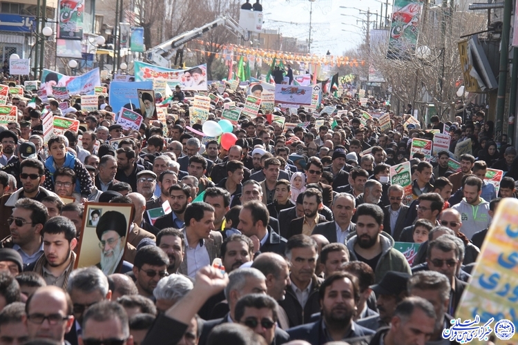 گزارش تصویری1/ راهپیمایی 22 بهمن در شهرکرد