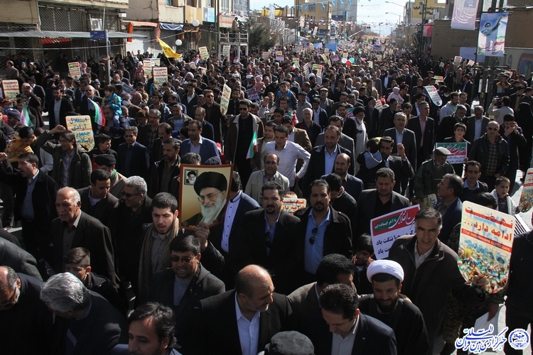 گزارش تصویری1/ راهپیمایی 22 بهمن در شهرکرد