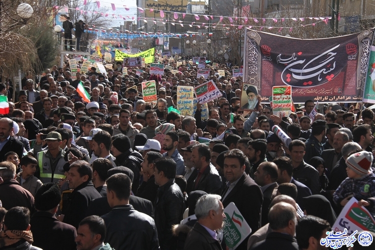 گزارش تصویری1/ راهپیمایی 22 بهمن در شهرکرد