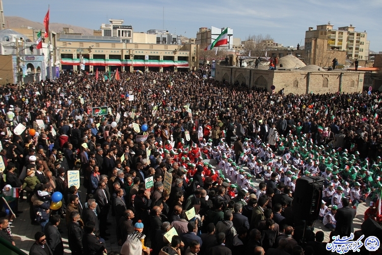گزارش تصویری2/ راهپیمایی ۲۲ بهمن در شهرکرد
