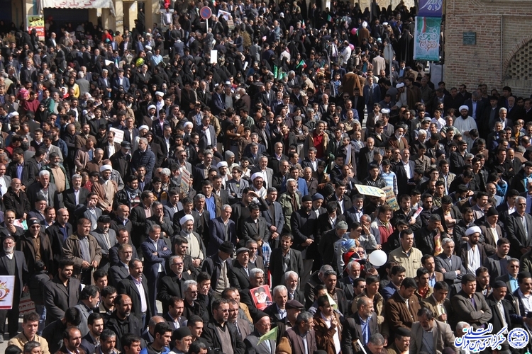 گزارش تصویری2/ راهپیمایی ۲۲ بهمن در شهرکرد
