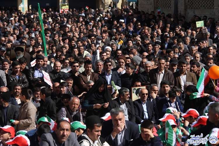 گزارش تصویری2/ راهپیمایی ۲۲ بهمن در شهرکرد