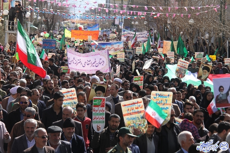 گزارش تصویری2/ راهپیمایی ۲۲ بهمن در شهرکرد