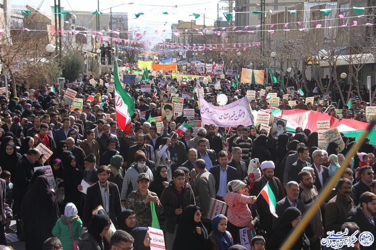 گزارش تصویری2/ راهپیمایی ۲۲ بهمن در شهرکرد