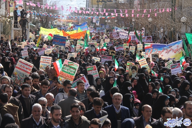 گزارش تصویری2/ راهپیمایی ۲۲ بهمن در شهرکرد
