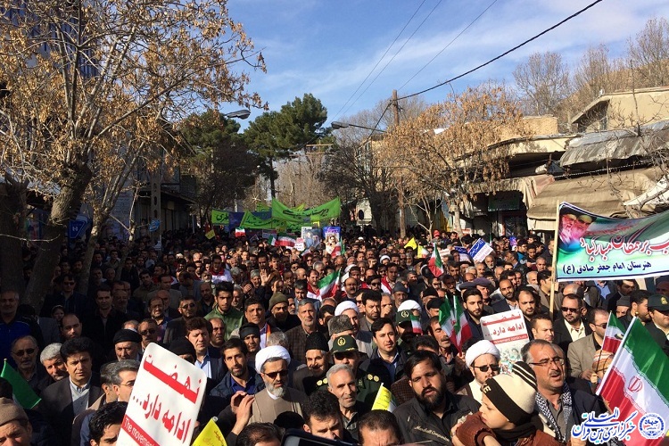 راهپیمایی 22 بهمن&zwnj;ماه در کرمانشاه و شهرستان&zwnj;های استان