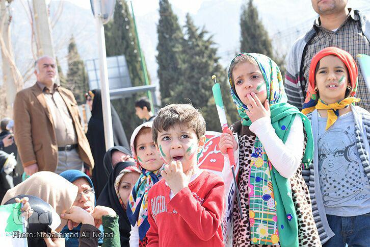 گزارش تصویری راهپیمایی یوم@الله 22 بهمن در خرم&zwnj;آباد
