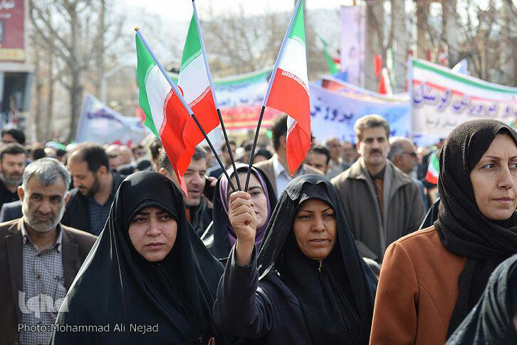 گزارش تصویری راهپیمایی یوم&zwnj;الله 22 بهمن در خرم&zwnj;آباد