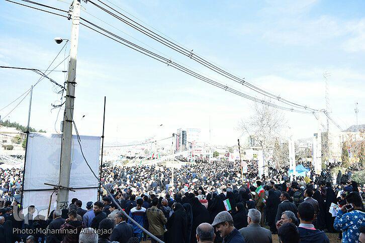 گزارش تصویری راهپیمایی یوم&zwnj;الله 22 بهمن در خرم&zwnj;آباد
