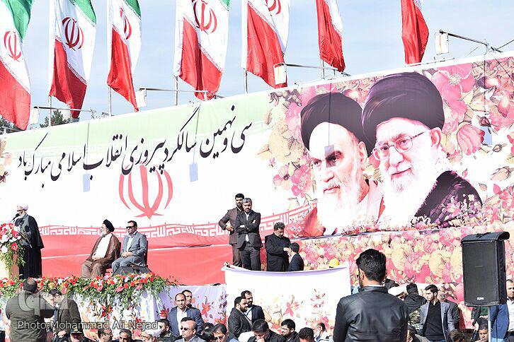 گزارش تصویری راهپیمایی یوم&zwnj;الله 22 بهمن در خرم&zwnj;آباد