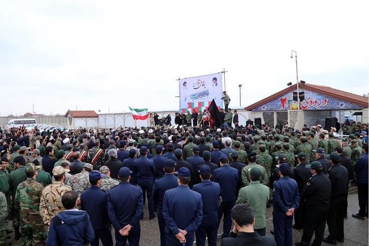 استقبال از پیکر 11 شهید گمنام در تبریز+تصاویر