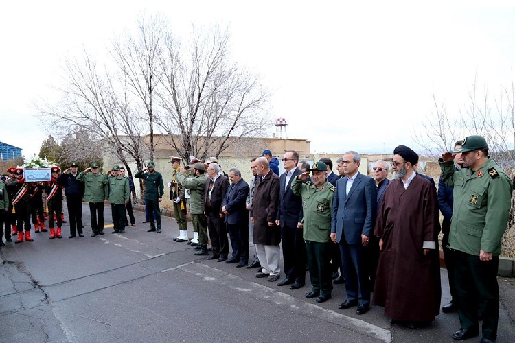 استقبال از پیکر 11 شهید گمنام در تبریز+تصاویر