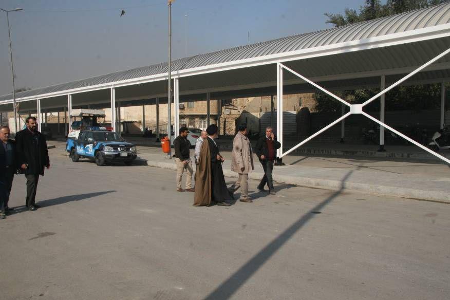 مسقف&zwnj;سازی خیابان صاحب&zwnj;الزمان(ع) حرم کاظمین توسط مردم خوزستان