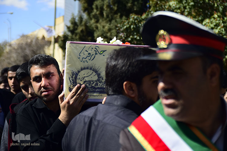 تشیع شهید گمنام در دانشگاه اصفهان