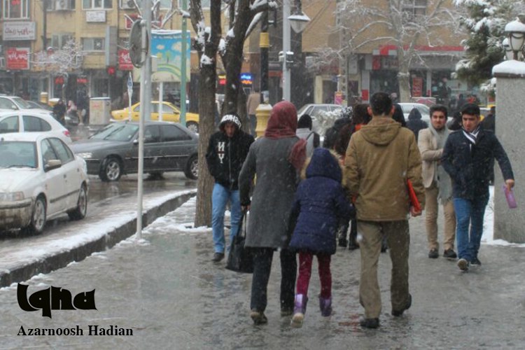 زیبایی برف در قاب دوربین