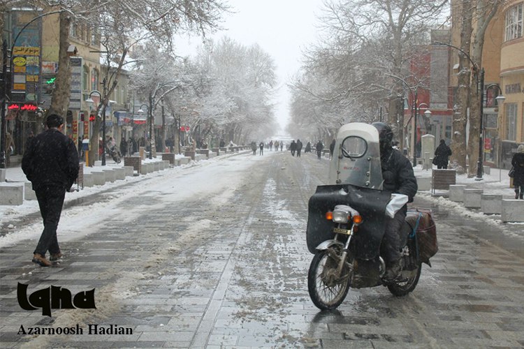 زیبایی برف در قاب دوربین