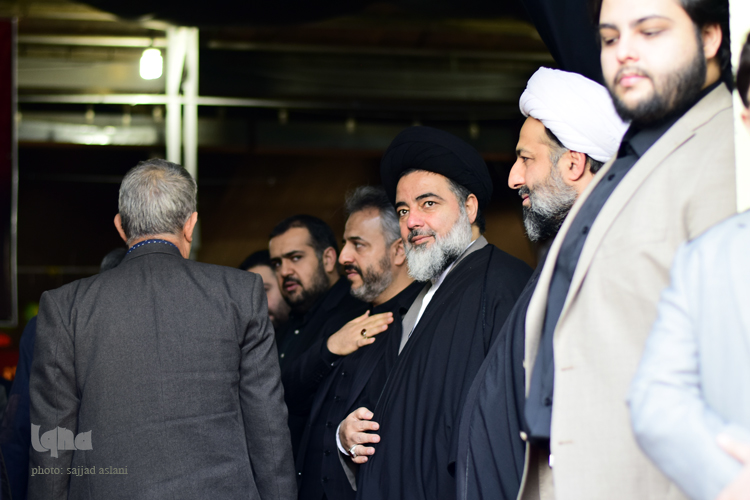 مراسم چهلمین روز درگذشت حجت الاسلام مهدی مظاهری در خیمه ی گلستان شهدا در حضود مقامات برگزار شد